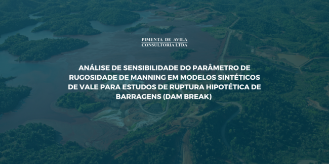 ANÁLISE DE SENSIBILIDADE DO PARÂMETRO DE RUGOSIDADE DE MANNING EM MODELOS SINTÉTICOS DE VALE PARA ESTUDOS DE RUPTURA HIPOTÉTICA DE BARRAGENS (DAM BREAK)