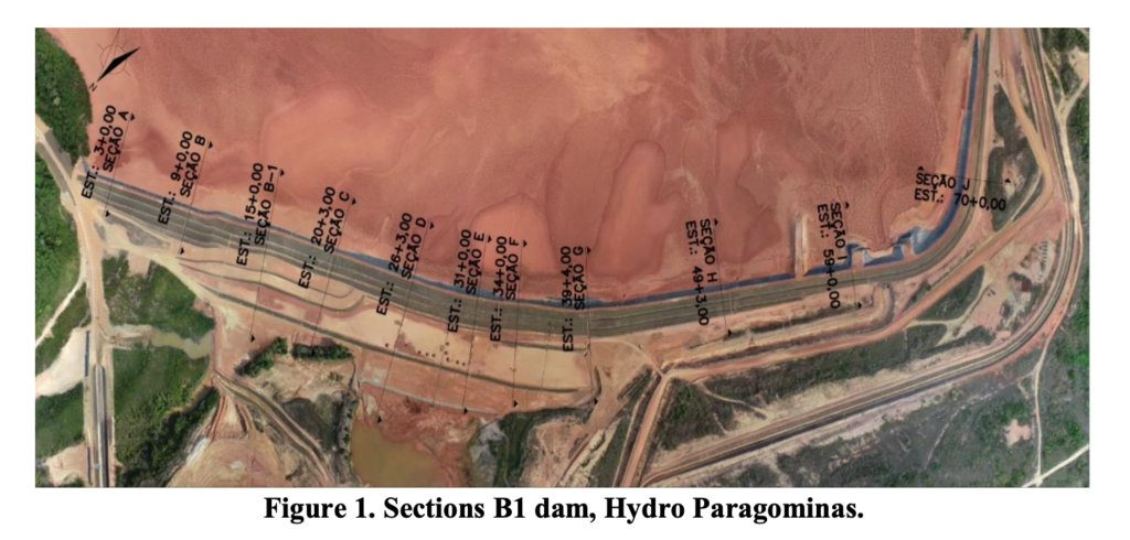 Figure 1. Sections B1 dam, Hydro Paragominas