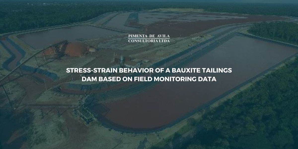 Stress-Strain Behavior of a Bauxite Tailings Dam Based on Field Monitoring Data